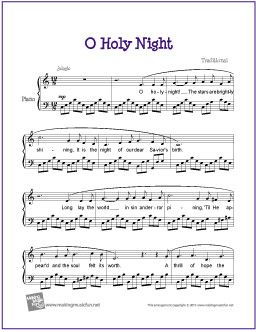 O Holy Night Piano Solo Pdf
